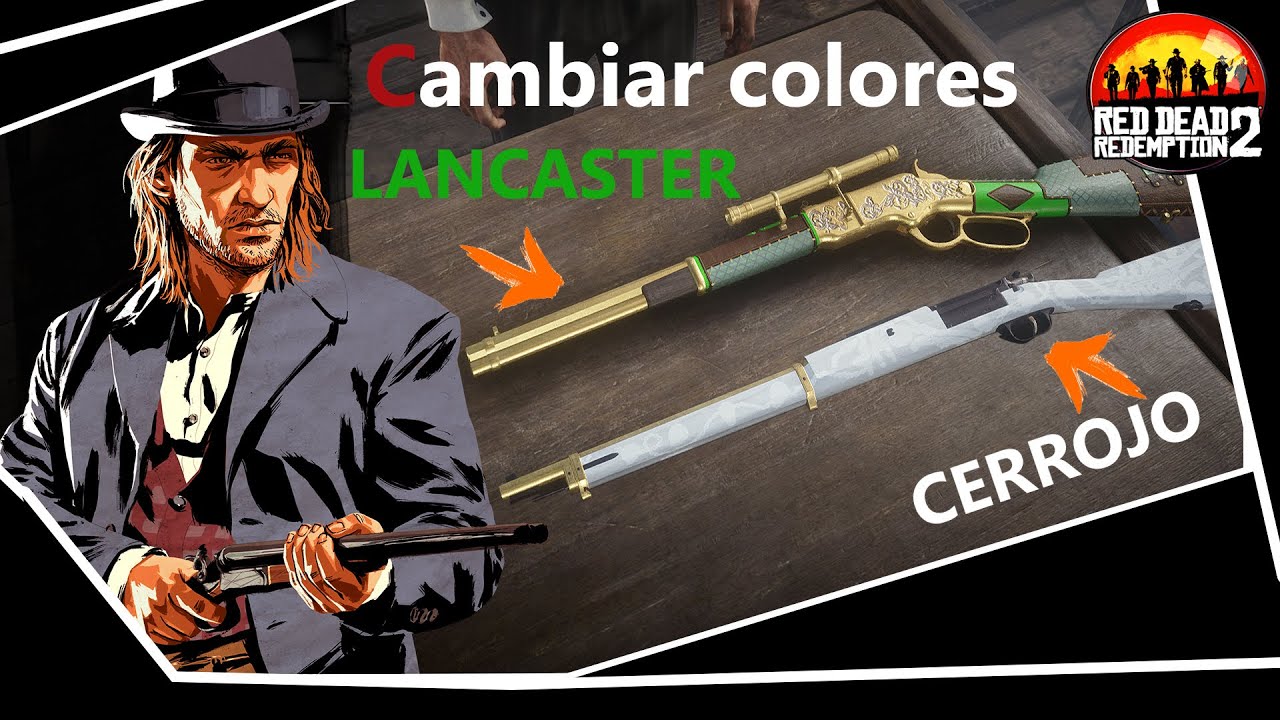 Red Dead Redemption ONLINE | GLITCH/BUG/TRUCO | CAMBIAR DE 🌈Colores Secretos a 🔫 LAS ARMAS 🔫 DE RDR2