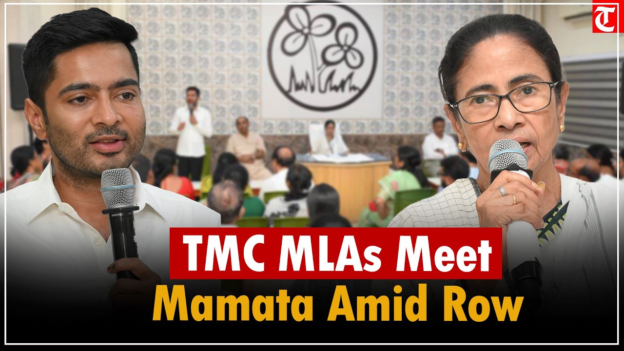 TMC MLAs meet Mamata Banerjee amid violence row, Kunal Ghosh hits BJP