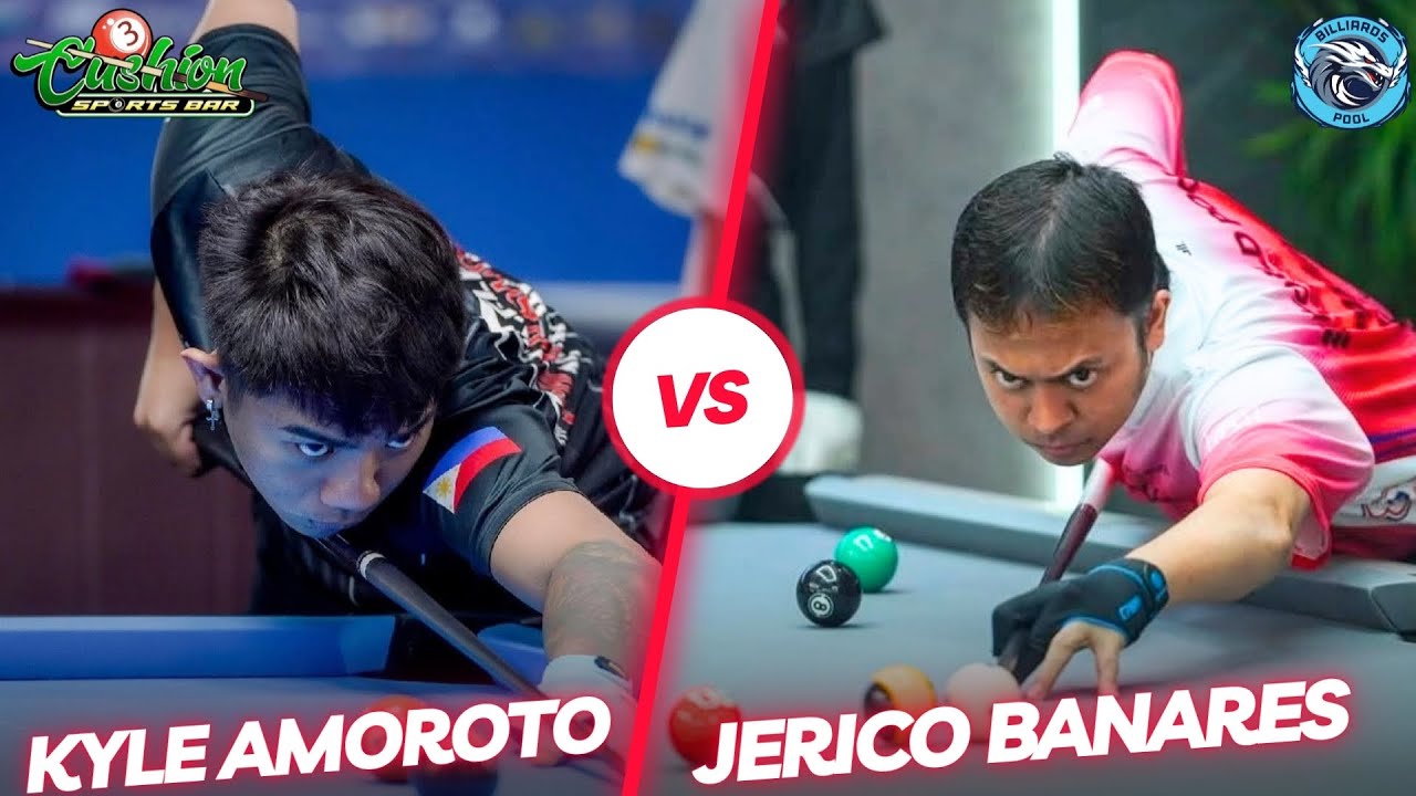 🔴BILLIARDS | KYLE AMOROT VS JERICO BANARES | RACE 18