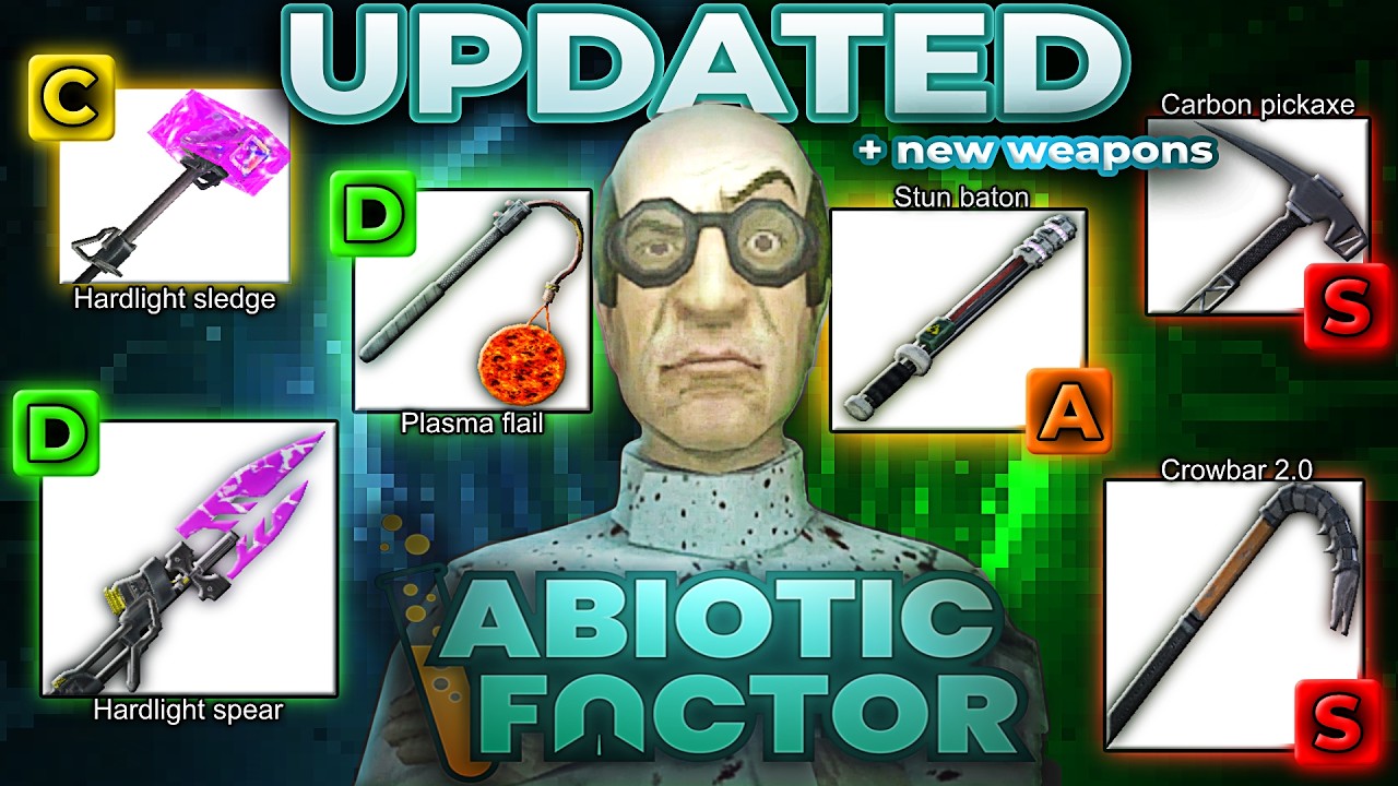 RE-Ranking Every MELEE WEAPON in Abiotic Factor! (UPDATED)