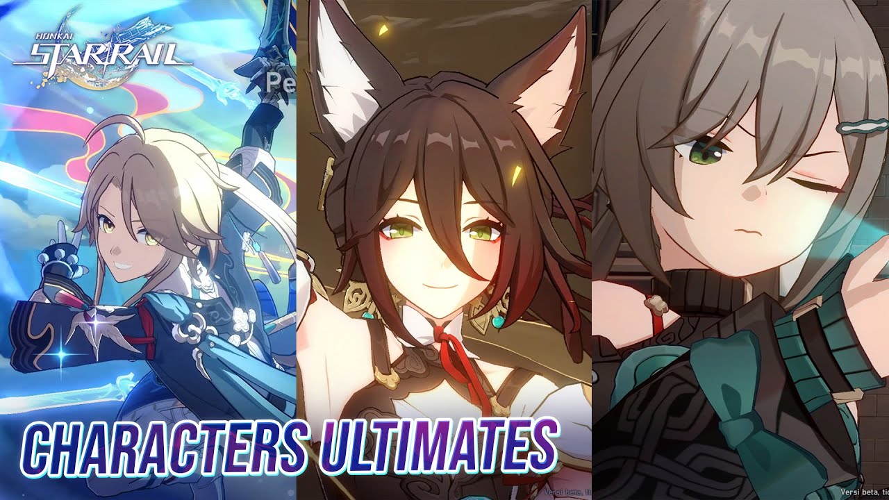 Honkai Star Rail - Characters Ultimates (JP Dub) // Final Closed Beta