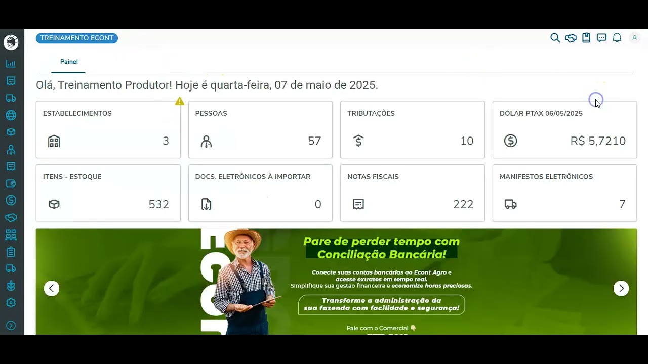 Controle de Estoque por LOCAIS (Armazém, Depósito, Silo, etc.)