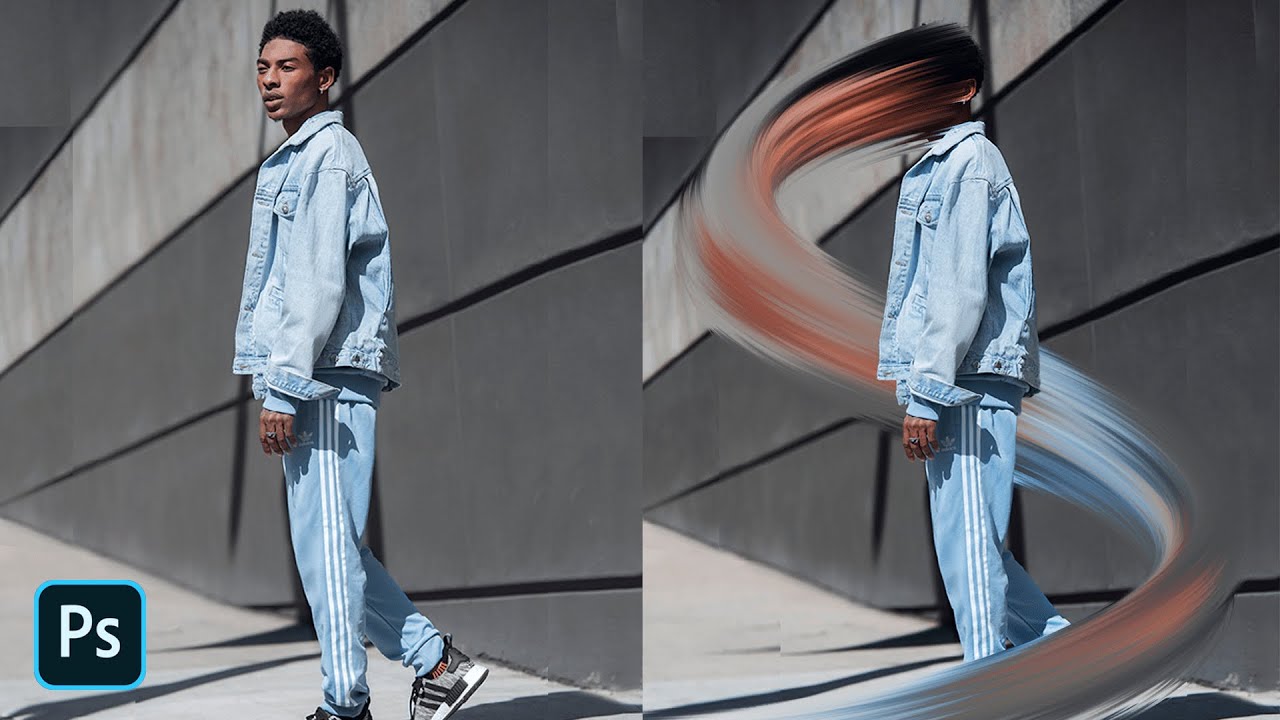 Face Stretch Effect on Photoshop