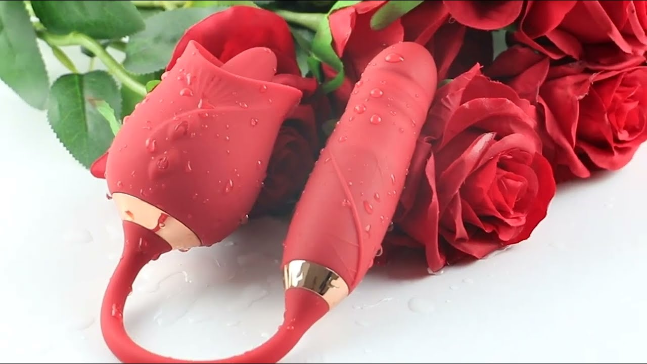 Backenjoy&trade;Rose Tongue Vibrator with Bullet Vibrator Pro &ndash; longer