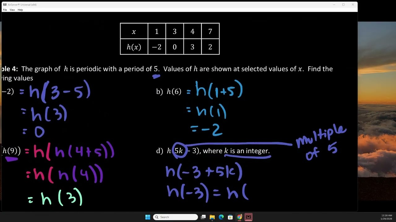Topic 3.1 Periodic Phenomena