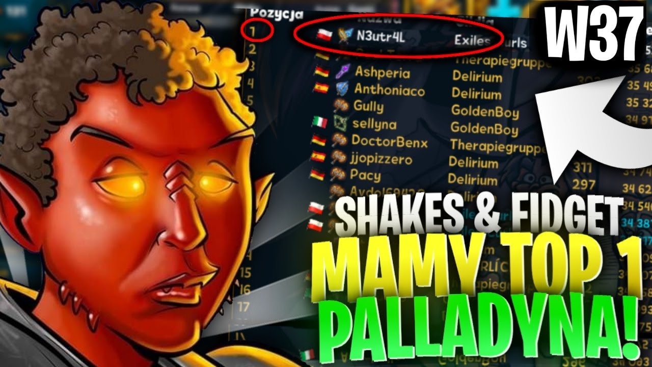 DEMONKOLP POKONANY! MAMY TOP 1 PALADYNA! | SHAKES & FIDGET | W37INT | #004