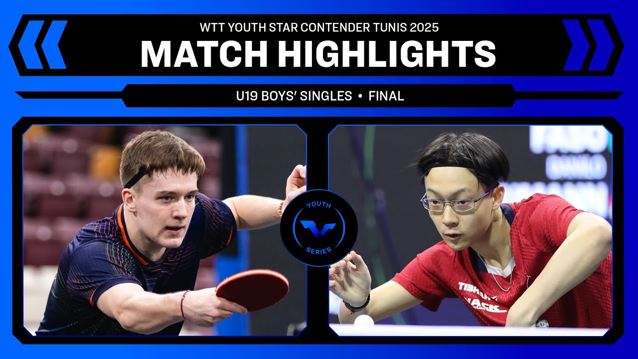 Iulian Chirita vs Nathan Lam | U19 BS Final | WTT Youth Star Contender Tunis 2025
