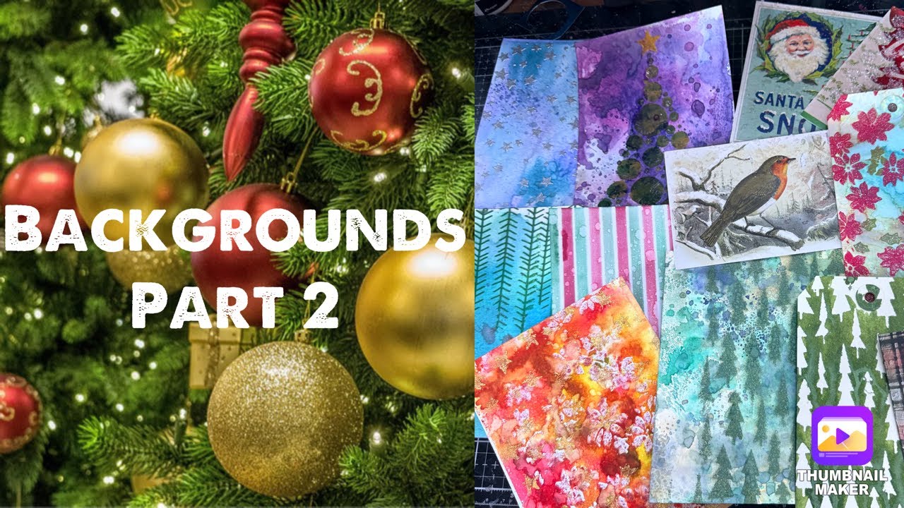 Craftmas D4: Backgrounds Part 2: Distress Texture Pastes, Glitter, and Stampers Anonymous Stencils