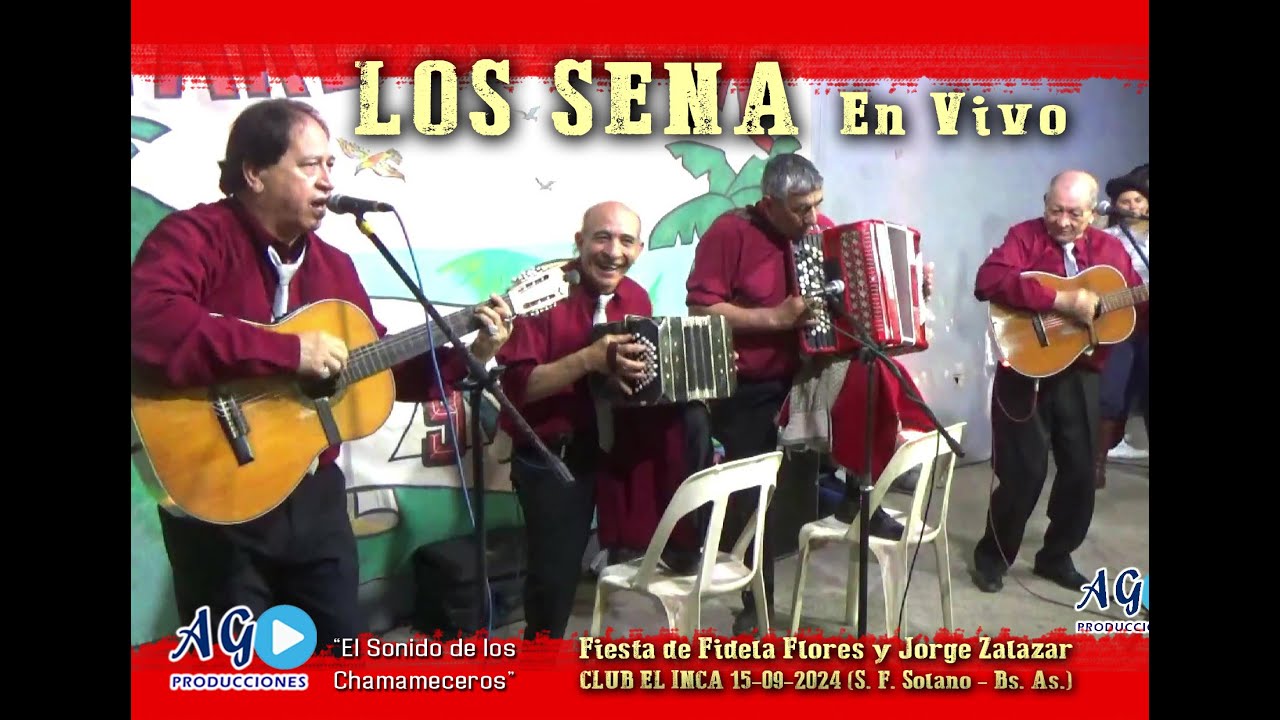 LOS SENA EN VIVO | Fiesta de Fidela Flores y Jorge Zalazar | CLUB EL INCA Solano - Bs As 15-09-2024