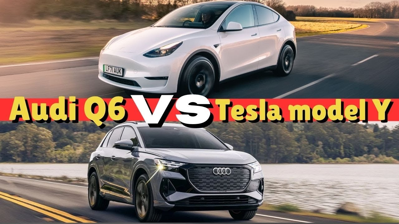 2025 Tesla Model Y, Performance AWD VS Audi Q6 e tron quattro S Line