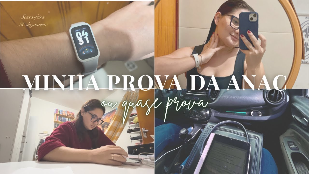 Vlog - prova da Anac (ri para não chorar) 