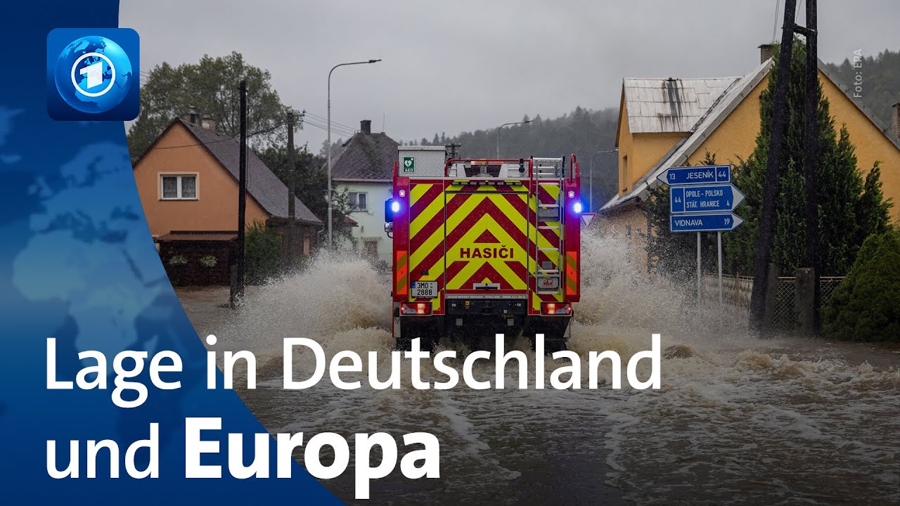 Hochwasserlage in Deutschlands Nachbarländern spitzt sich weiter zu