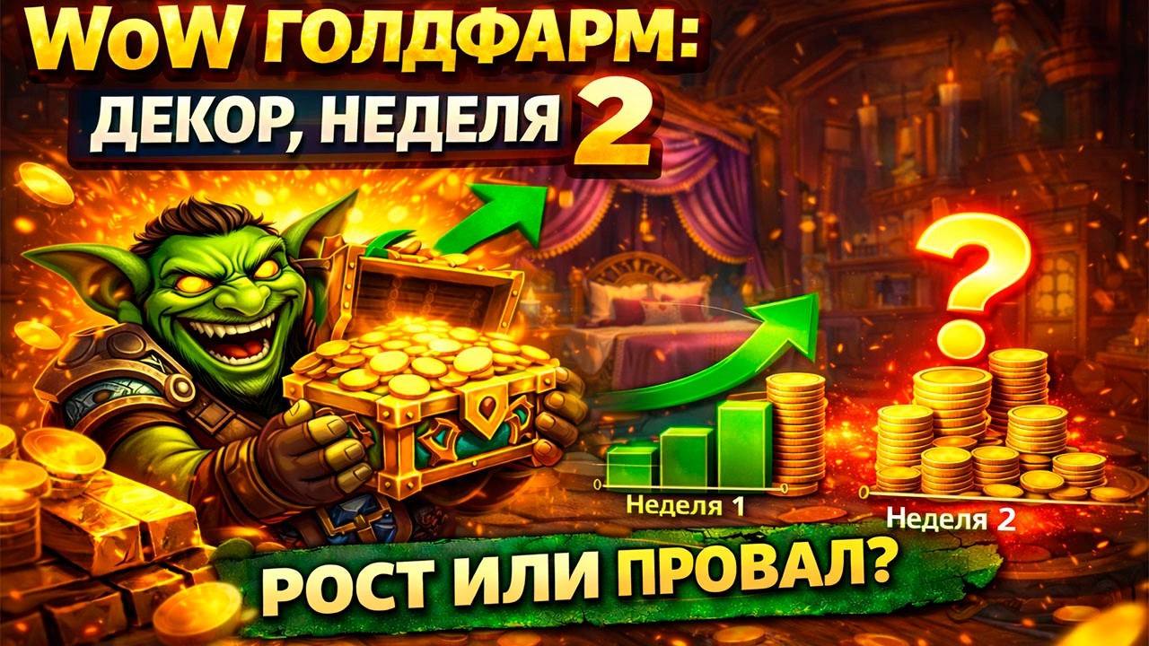 Вторая неделя теста: сколько даёт декор в WoW