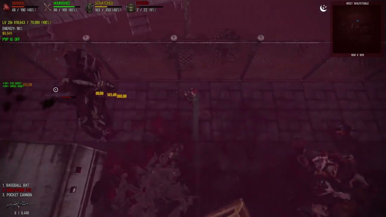 Dead Frontier 3d: Lvl 26 vs Behemoth Solo