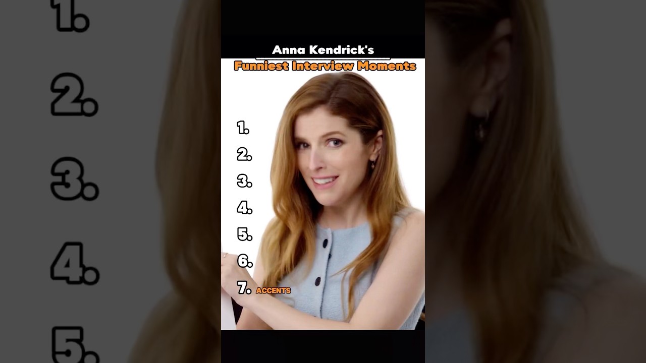 Anna Kendrick's Funniest Interview Moments.#AnnaKendrick #celebrity #Interview #funny #viral