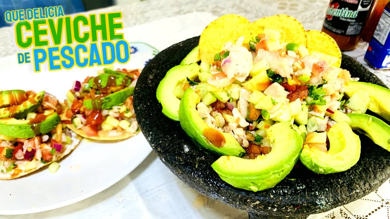 ASI DE FACIL SE PREPARA UN DELICIOSO CEVICHE DE PESCADO