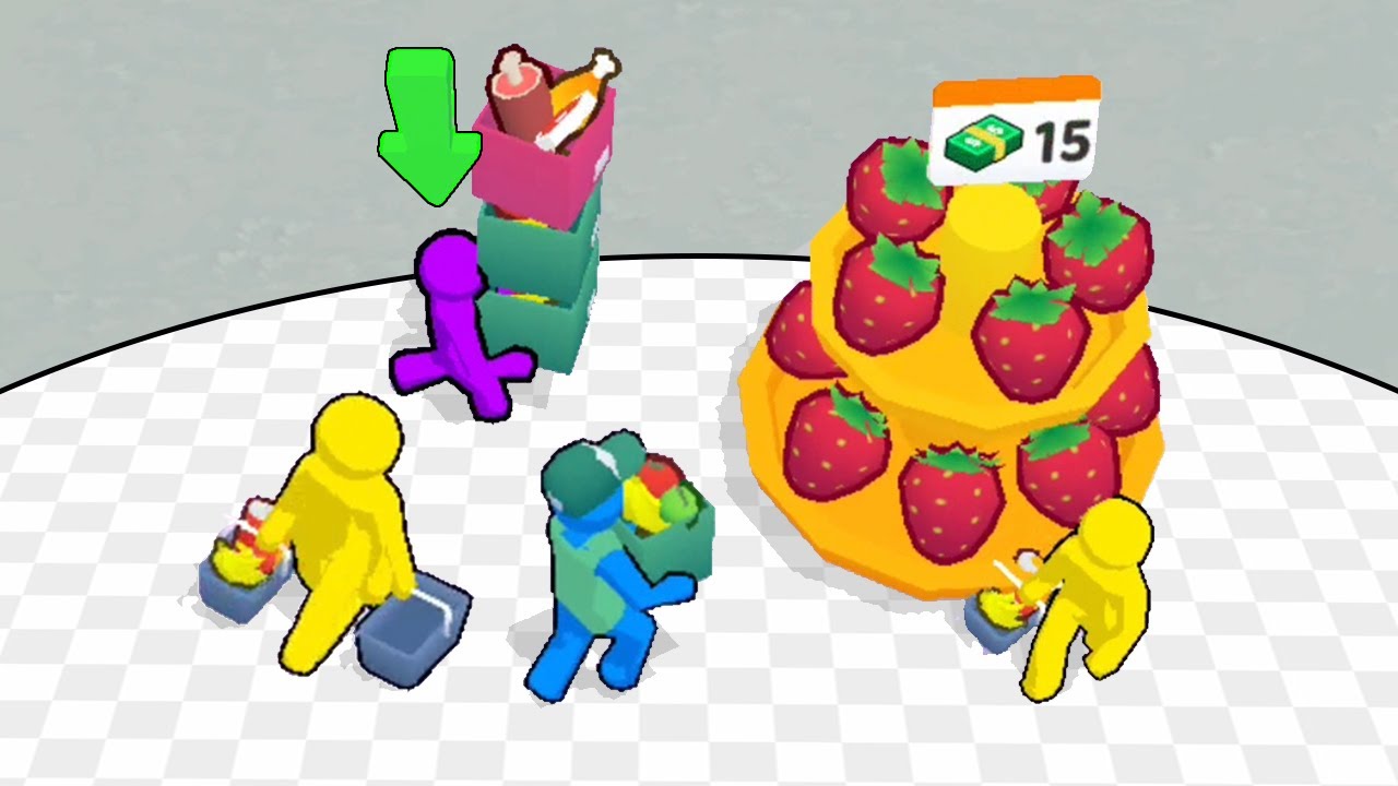 MARKET BOSS - Izyplay Game Studio. 3D Simulation Arcade Games (Part 1)