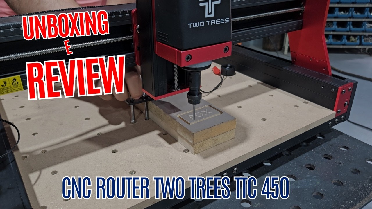 Essa CNC Pequena Faz Tudo Isso? Testei a Two Trees TTC 450 Pro na Prática!