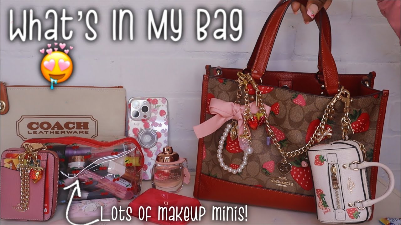 What’s In My Bag - Coach Dempsey Wild Strawberry