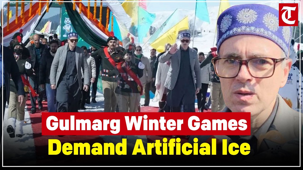 CM Omar Abdullah emphasizes need for artificial ice at Gulmarg during Khelo India Winter Games 2026