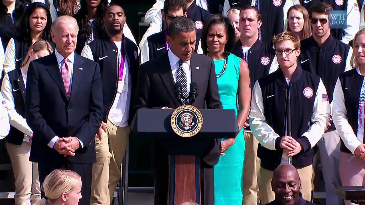 President Obama and Mrs. Obama Honor Team USA at the White House