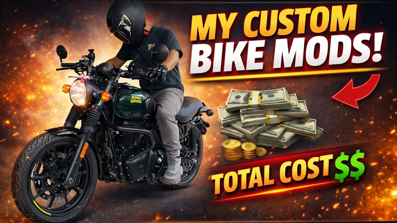 Bike Mods & Cost Breakdown 💸 | Full Guide to Modifying My Hunter 350 (Worth It?)