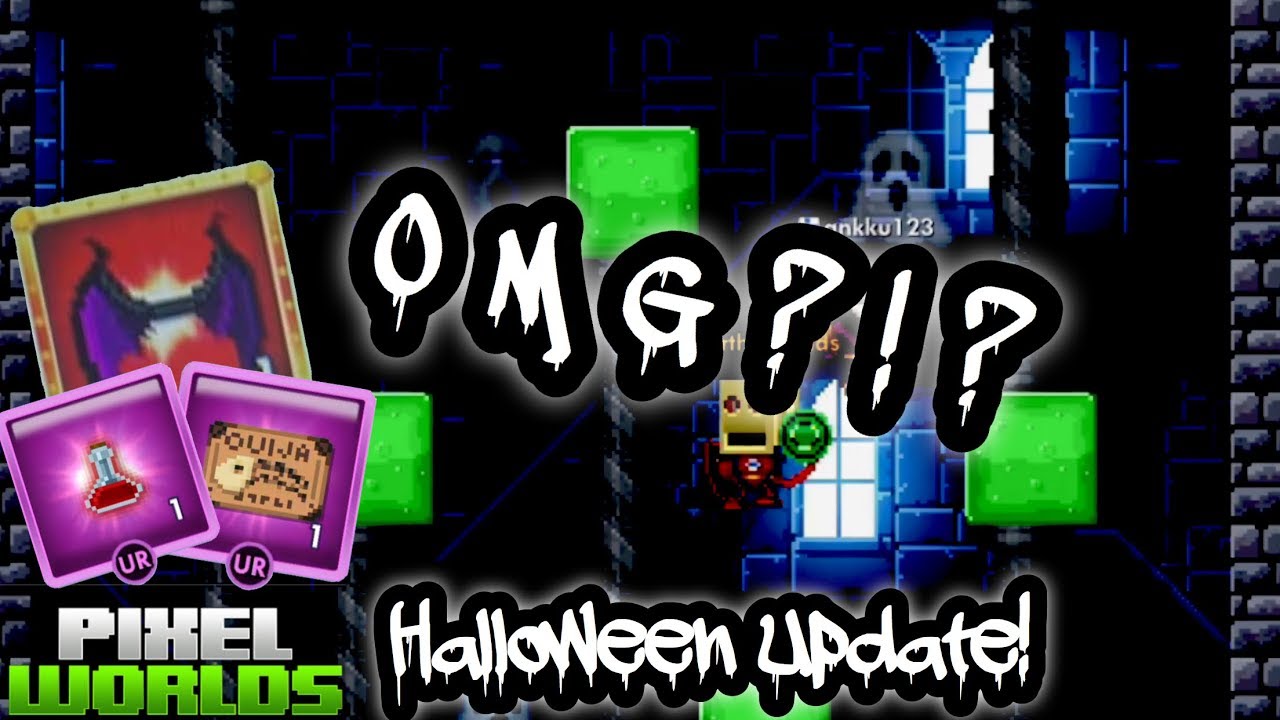 HALLOWEEN UPDATE - Black Tower Gameplay, Candy Demon, NEW Altars | Pixel Worlds
