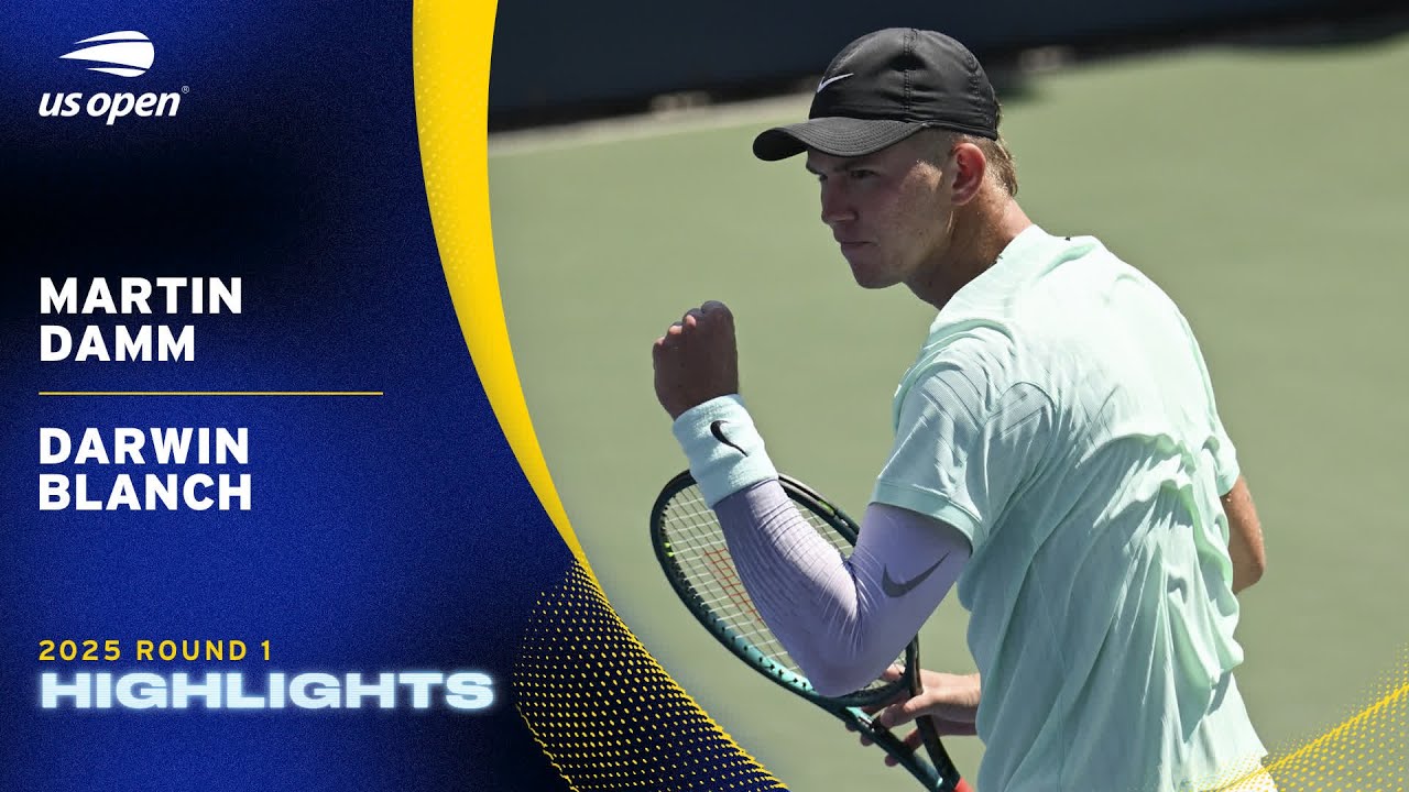 Martin Damm vs. Darwin Blanch Highlights | 2025 US Open Round 1