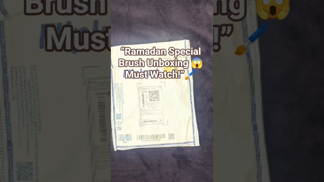 🖌️ painting🎨 brush #paniting #ramzan  #ramadan  #unboxing  #trending #viralvideo