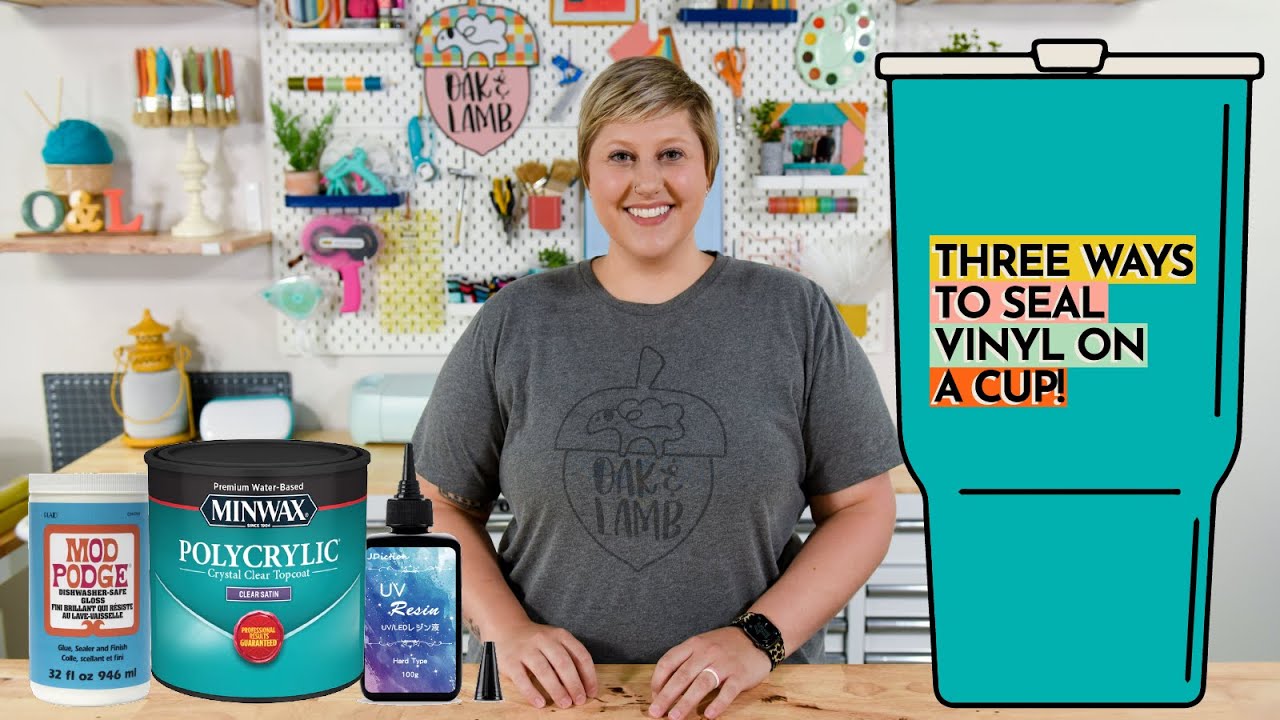 How To Seal Vinyl on a Cup - 3 Ways!