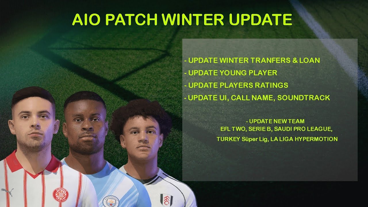 AIO PATCH WINTER FIFA 22 ( update transfers &loan,update rating,add young player,) BY TECHPEDIA04 
