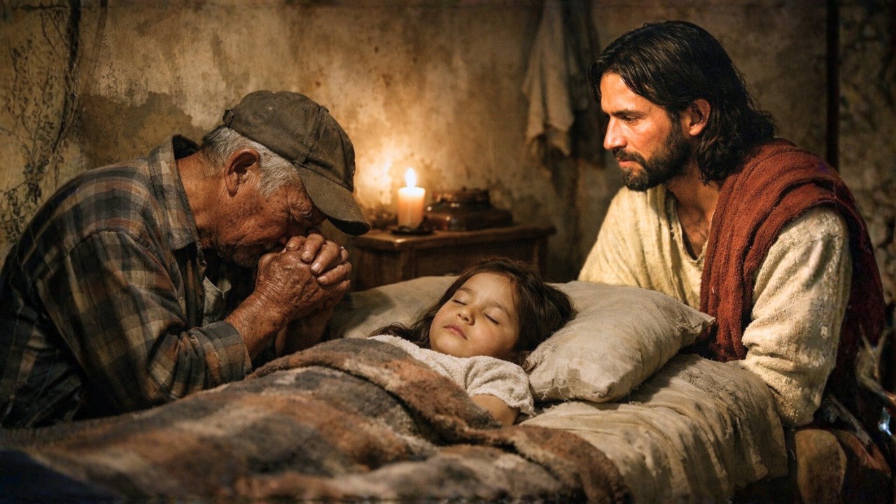 EL ANCIANO HABÍA DADO TODO POR SU NIETA… ESA NOCHE SOLO LE QUEDÓ REZAR. JESÚS ESCUCHABA