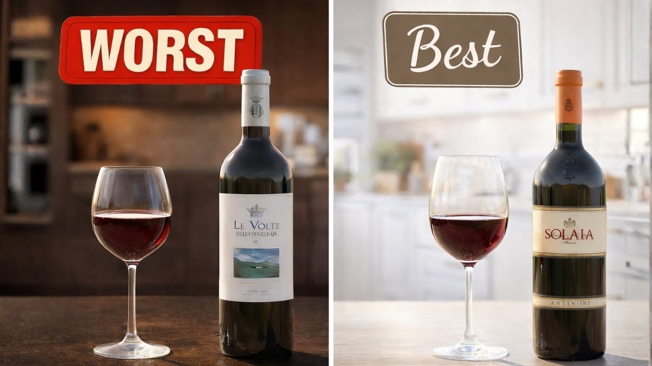 9 Italian Super Tuscans Ranked Worst to Best