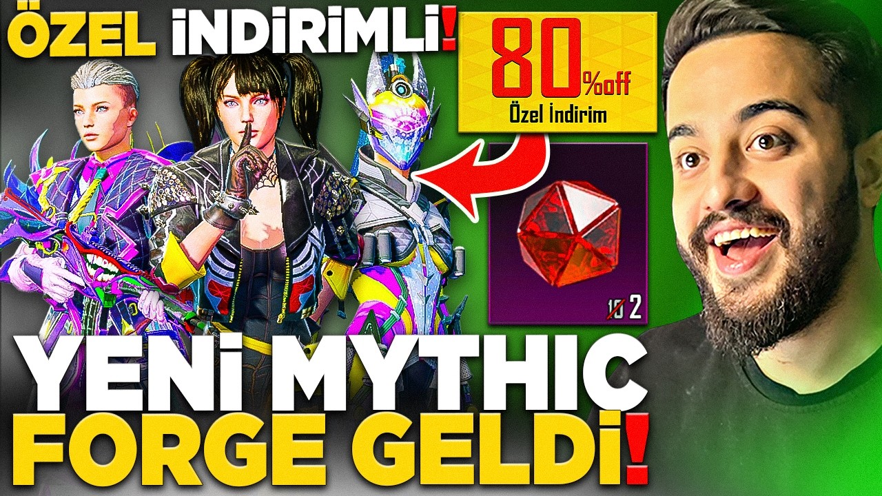 YENİ İNDİRİMLİ MYTHIC FORGE GELDİ! 6 YENİ DESTANSI ALDIM! (EFSANE) PUBG Mobile