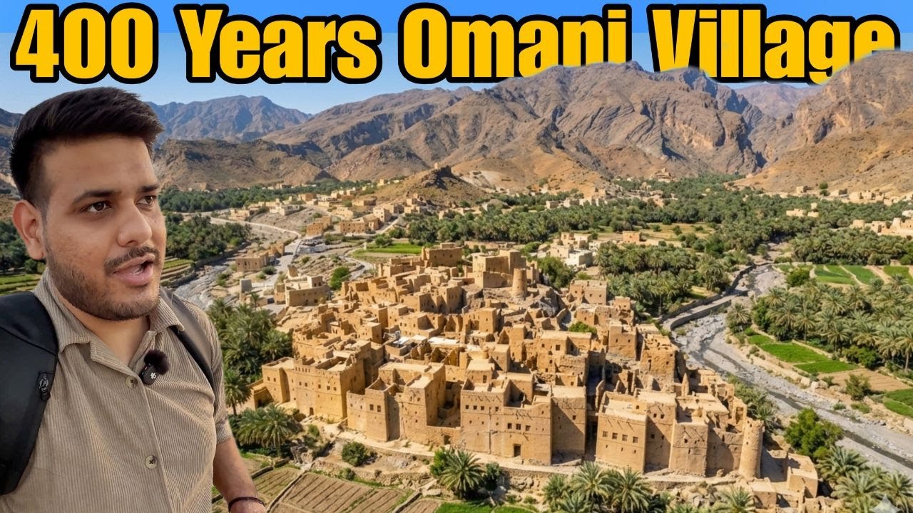 400 Years Old Omani Village Tour 😨🇴🇲 |Oman Road Trip| #EP-5