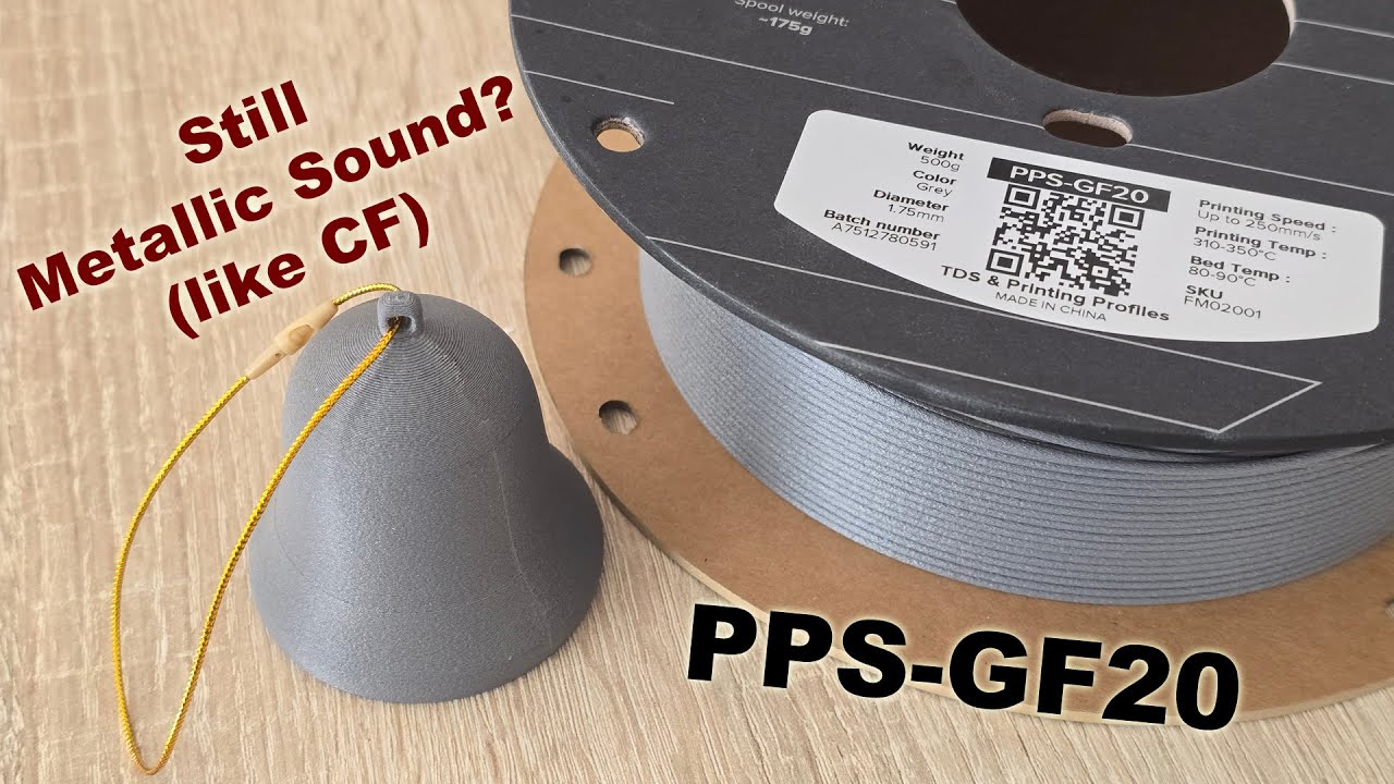 Polymaker PPS-GF20 Filament Tested: Still Sounds Like Metal?