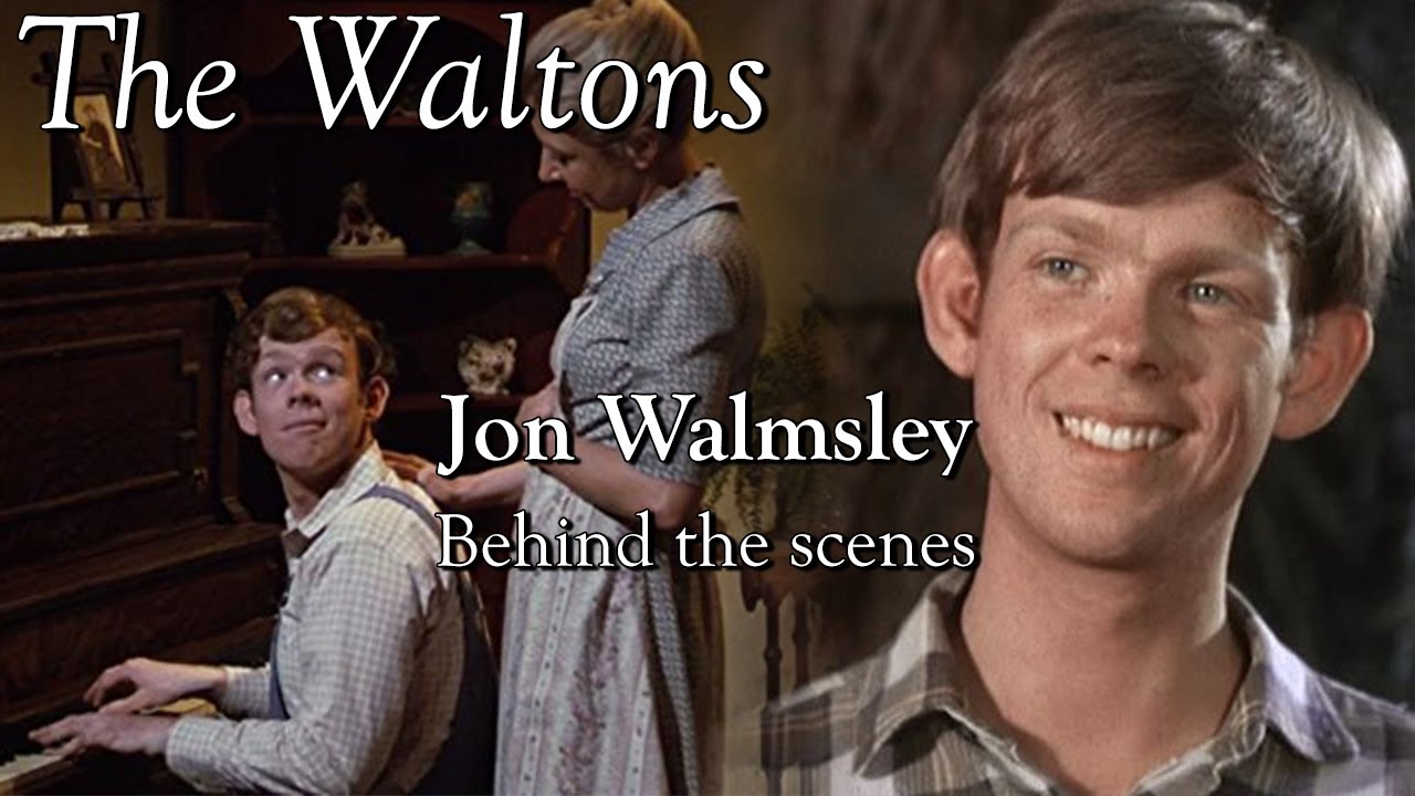 The Waltons - Jon Walmsley  - behind the scenes with Judy Norton