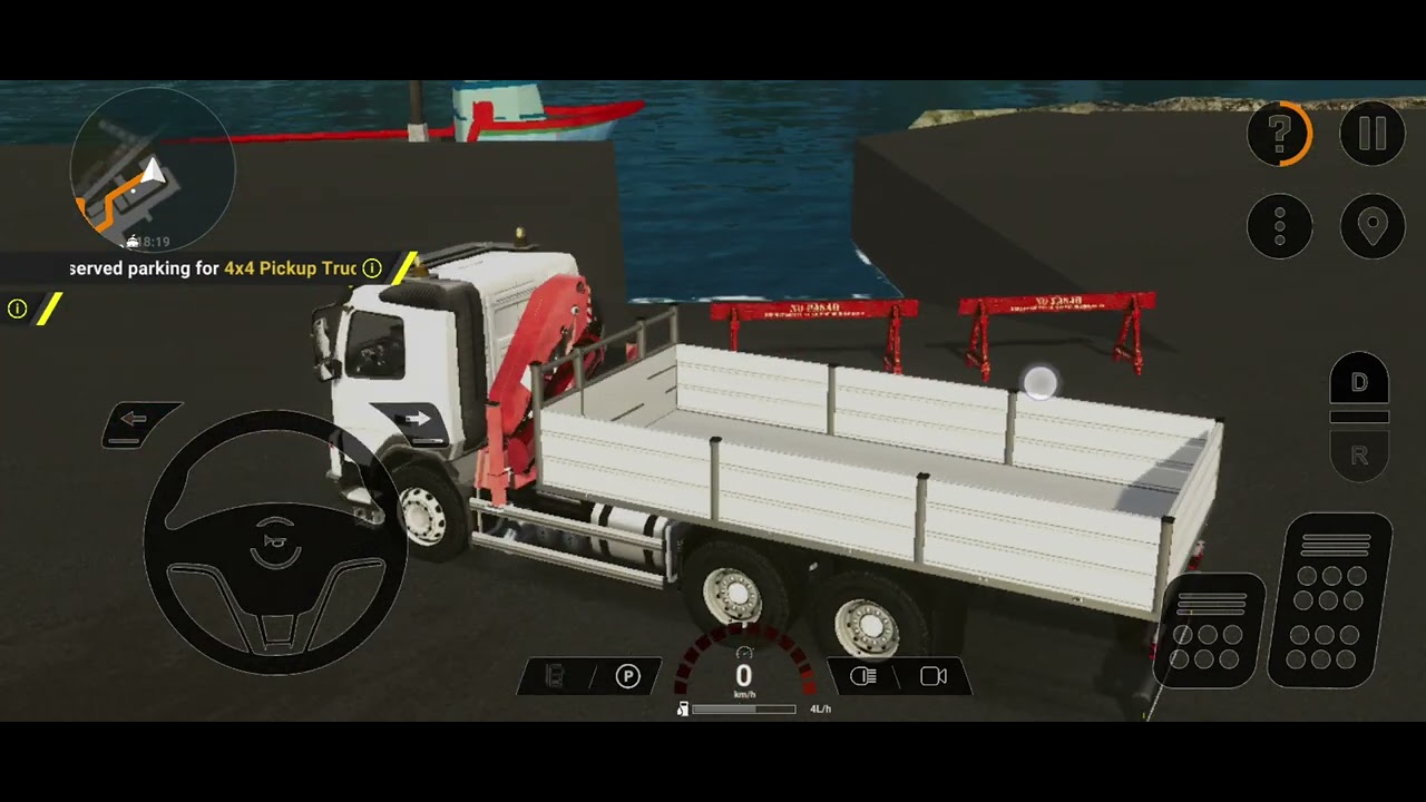 Heavy machines & construction walkthrough - Close the ramp at the port