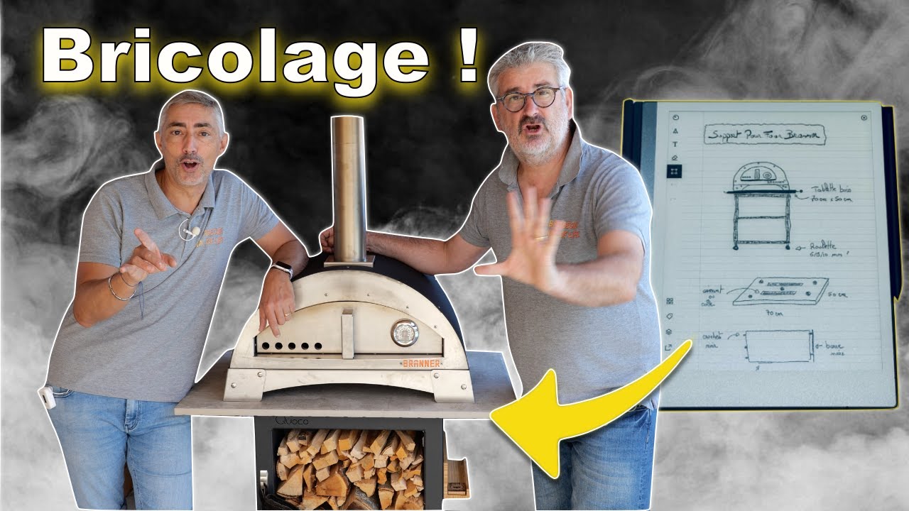 On fabrique une desserte pour notre four à Pizza !