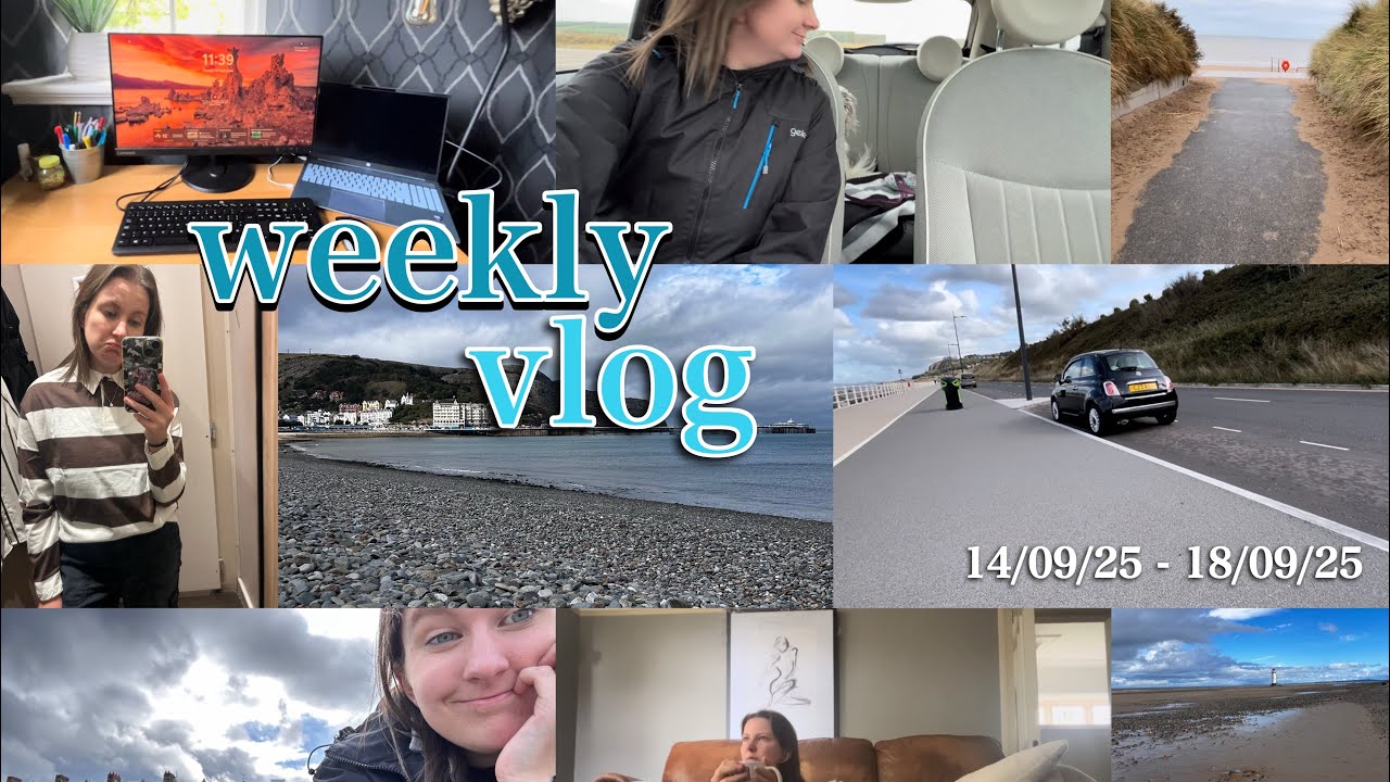 week in my life - beach days, big shops & dog sitting ☁️ 