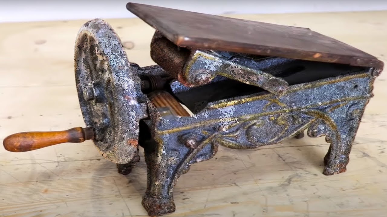 Extraordinary Apothecary Cutter Machine Restoration