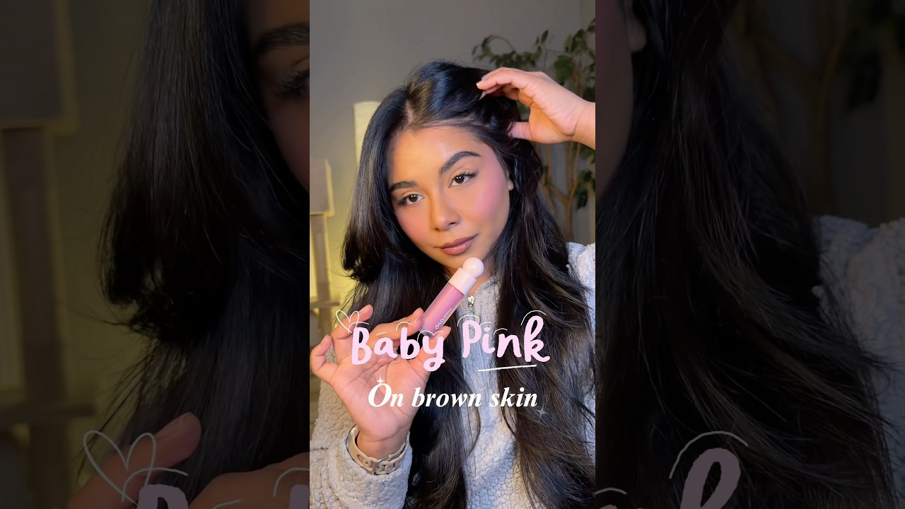 Baby pink undereye on brown skin looks so pretty! 