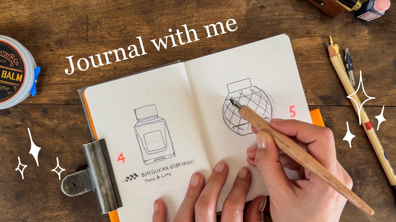 【手帳タイム】お気に入りの万年筆インクを使ってインク見本帳ノートを作りながら雑談 | Fountain pen Ink Exploration