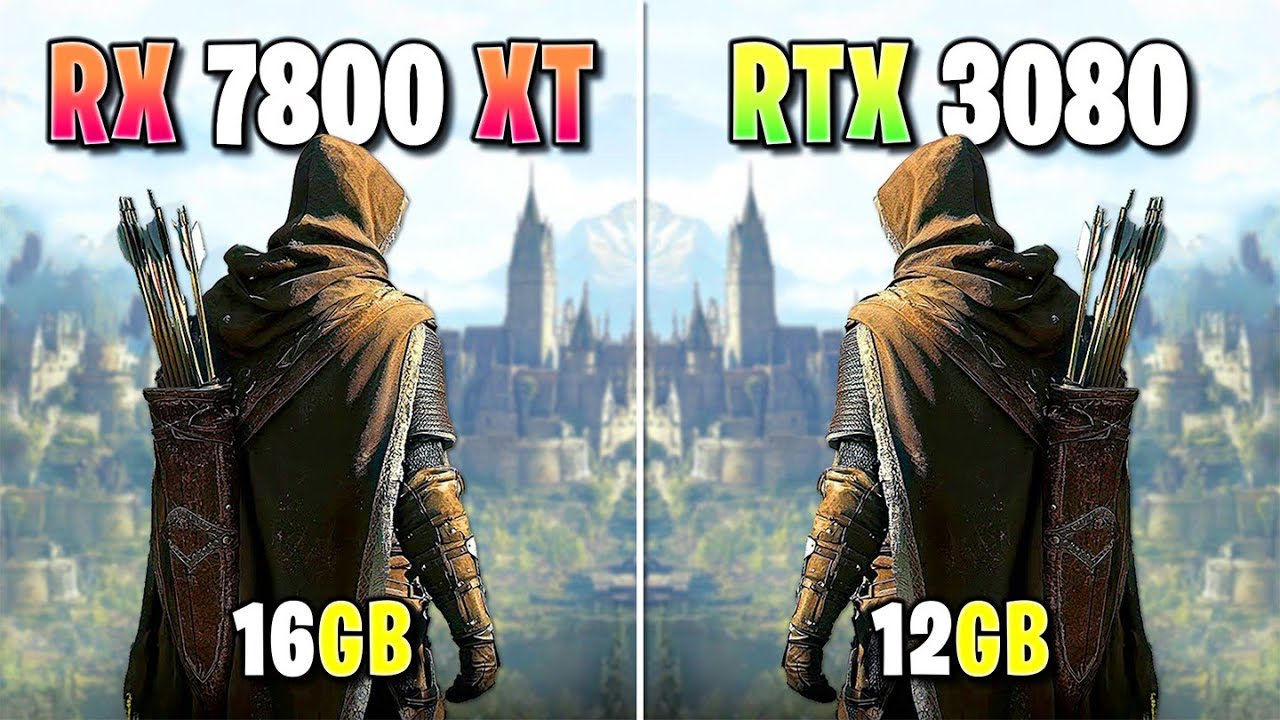 RX 7800 XT vs RTX 3080 &ndash; 1440p & 4K Gaming Test in 2025