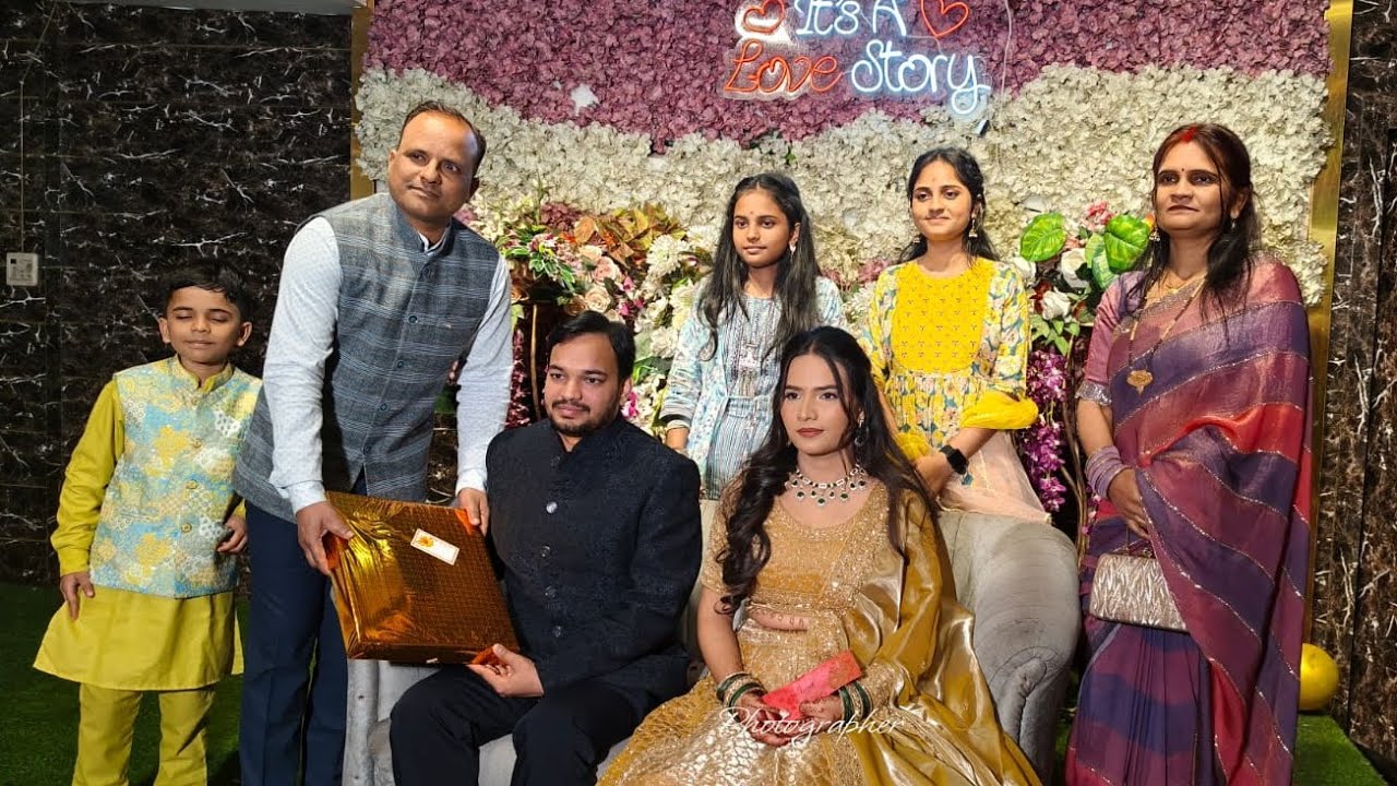 Didi ki engagement yayyyy 🥰🥰❤️❤️ #vlog #engagment #love 