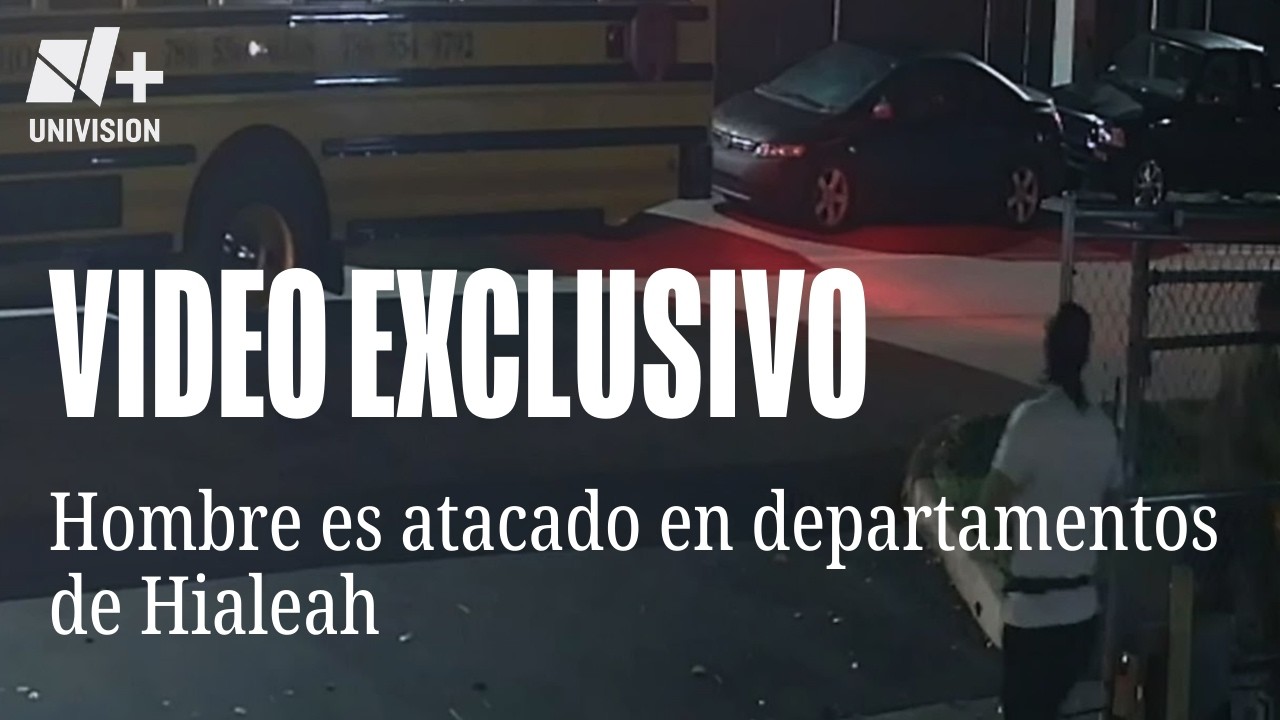 Video muestra ataque mortal frente a apartamentos en Hialeah