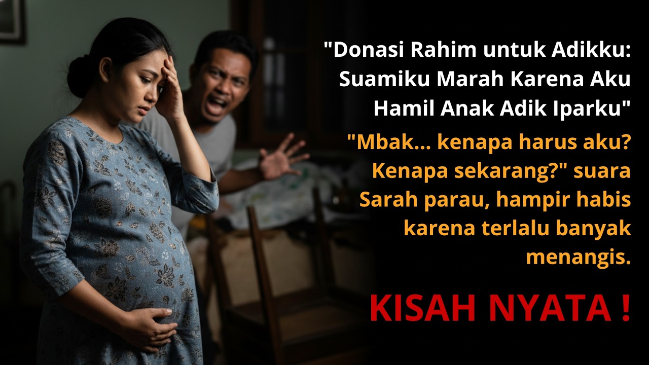 DONASI RAHIM UNTUK ADIKKU! SUAMIKU MARAH KARENA AKU HAMIL ANAK ADIK IPARKU