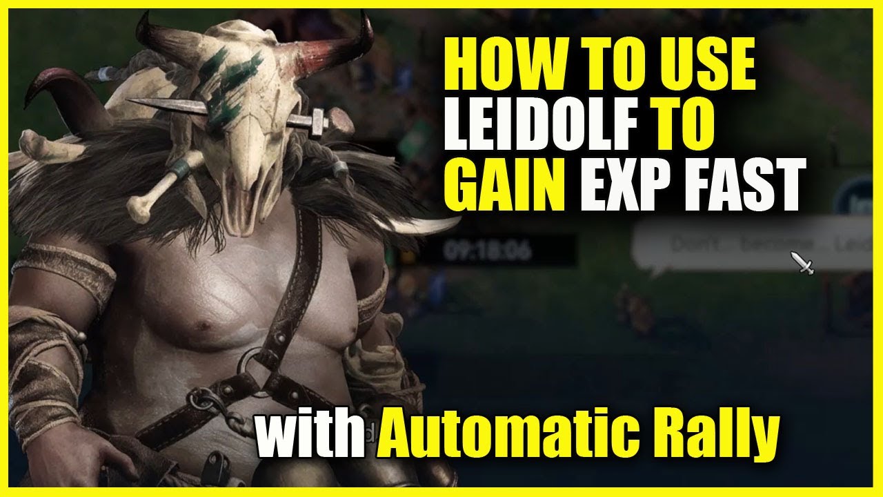 How to use Leidolf to Gain EXP FAST with Automatic Rally || Viking Rise Tips and Tricks
