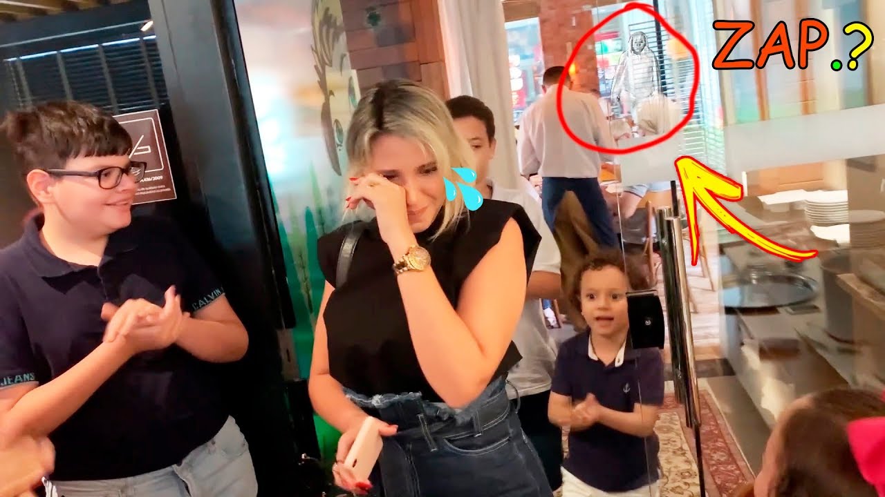SURPRESA!! (ELA CHOROU) O ZAP ESTAVA NO ANIVERSÁRIO?