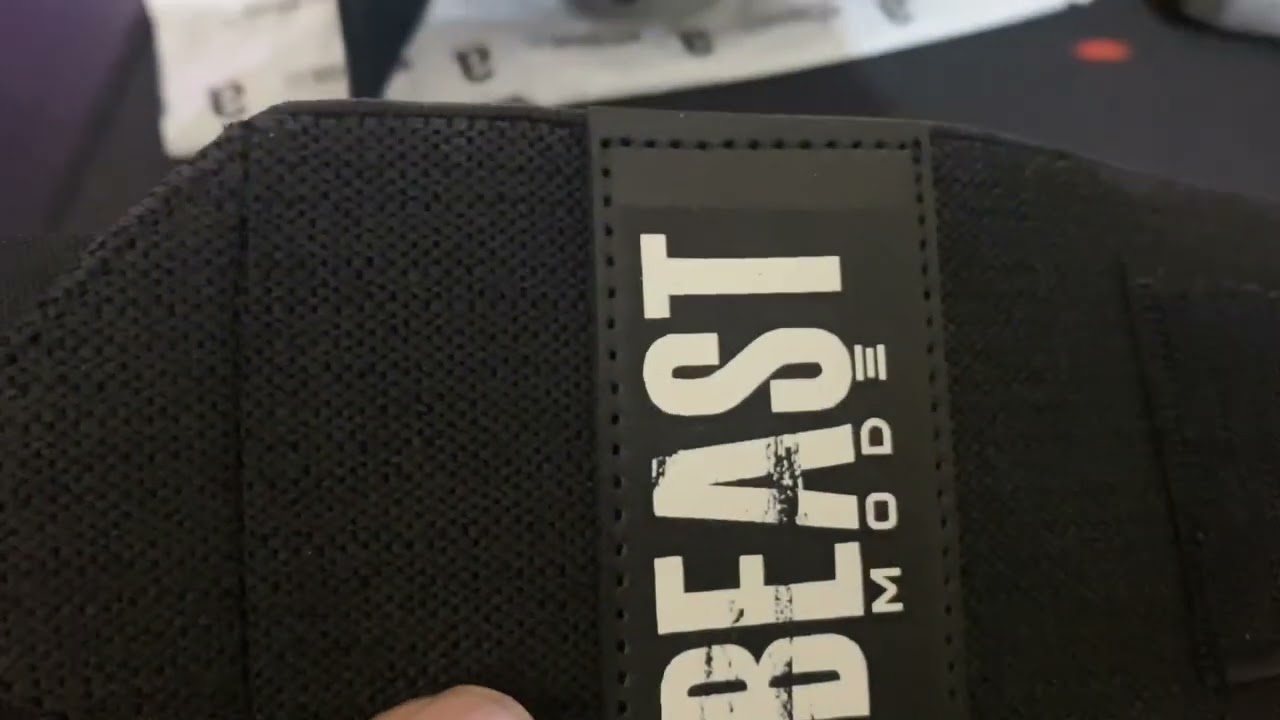 STEIGEN Fitness Beast Mode Exercise Wrist Wrap Bands